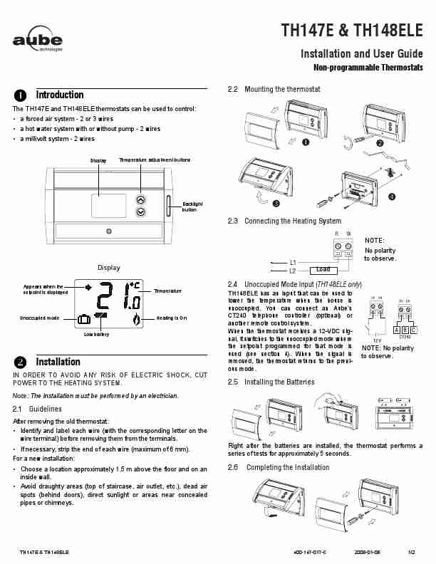 Aube Technologies Thermostat TH147E-page_pdf